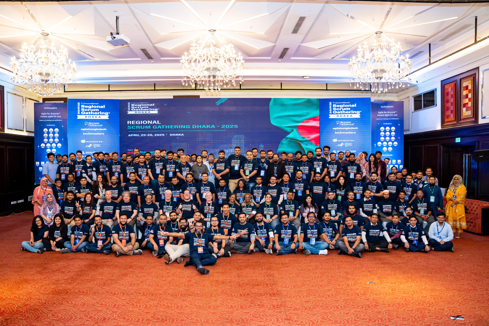 The Agile Bangladesh community at a flagship event in Dhaka